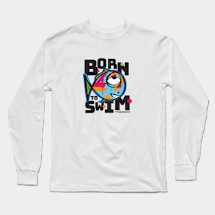 Makakoo Born to Swim Long Sleeve T-Shirt